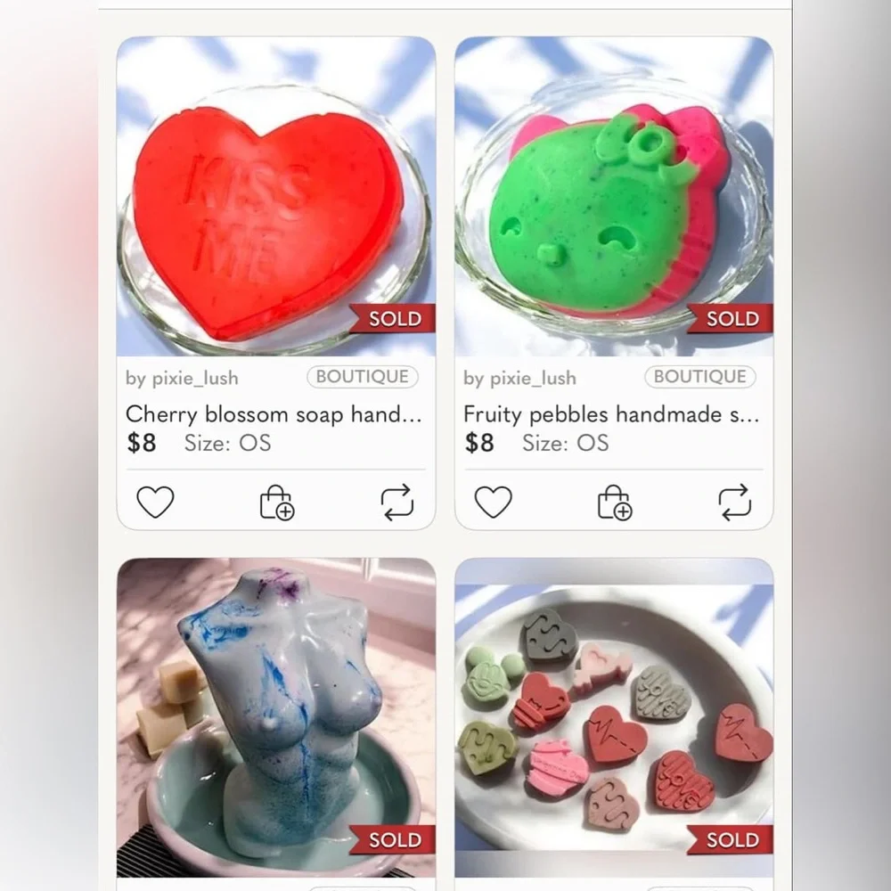 MYSTERY SET 3 soaps - 1 LARGE 1 MEDIUM 1 MEDIUM & or SMALL WITH SAMPLES & gift